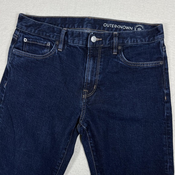 Outerknown Other - Outerknown S.E.A. Local Straight Jeans Mens 33x34‎ Blue Organic Stretch Denim